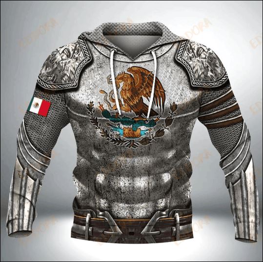 Armour Mexican 3D all over printed hoodie
