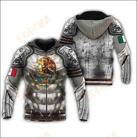 Armour Mexican 3D all over printed zip hoodie
