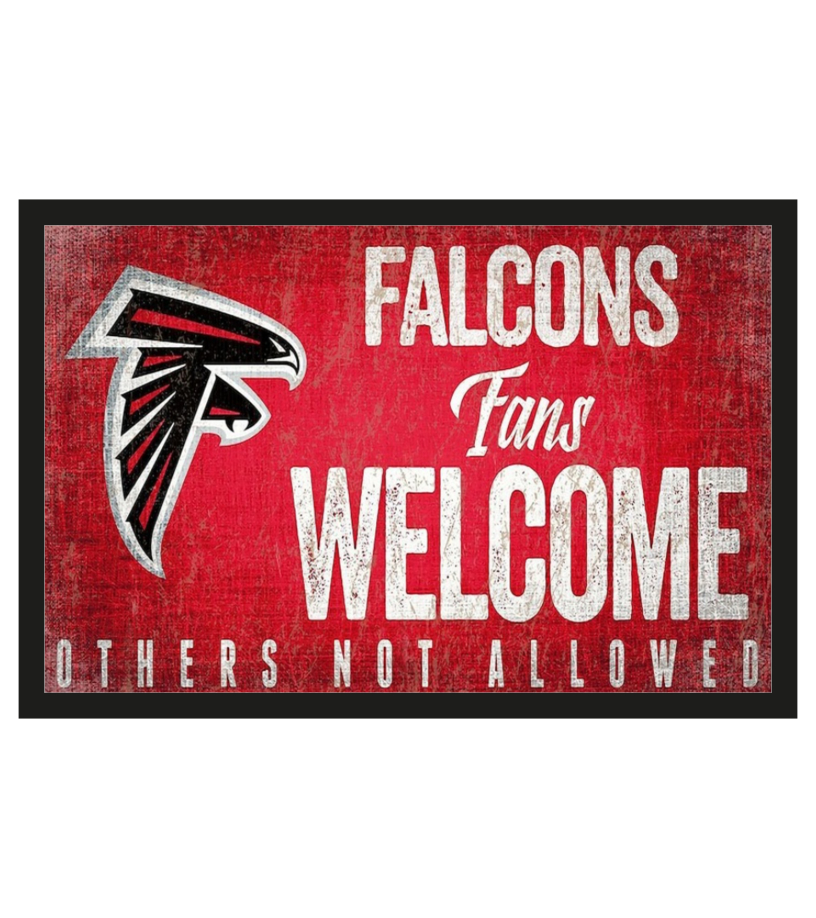 Atlanta Falcons fans welcome others not allowed 1