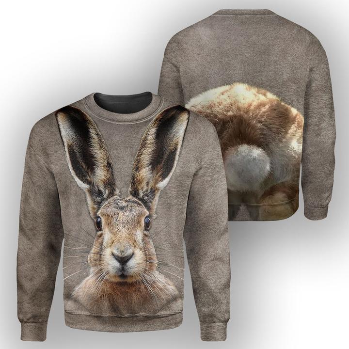 Bunny - 3D All Over Printed Sweatshirt