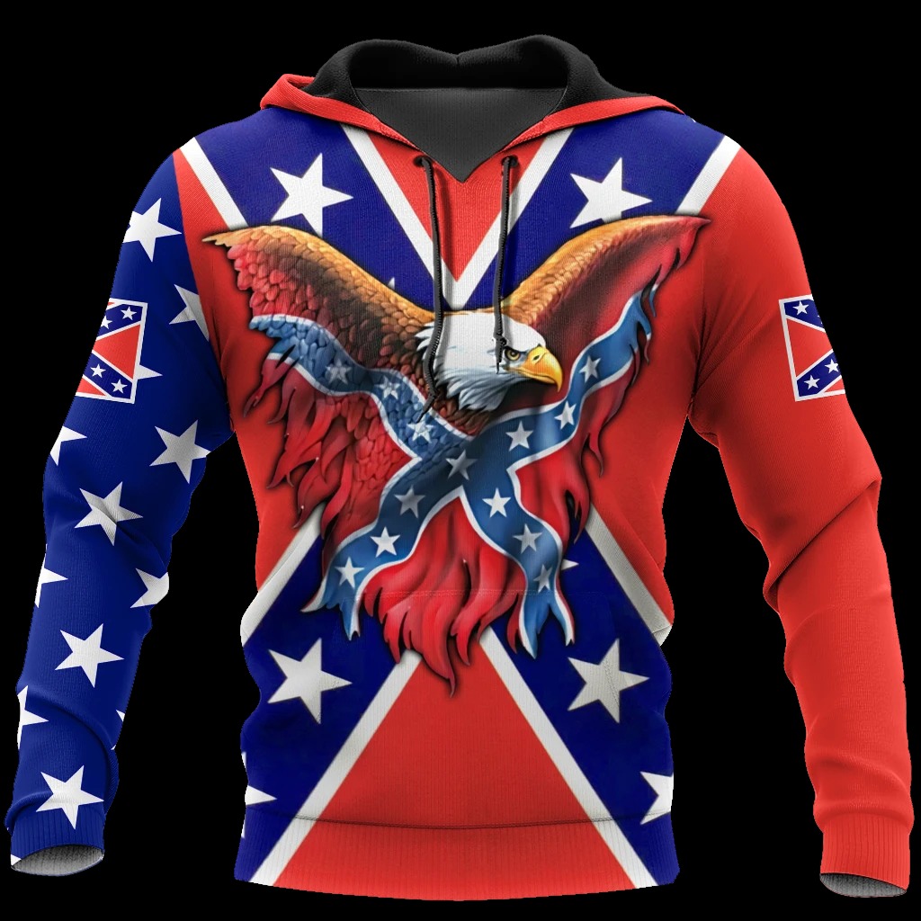 Confederate States of America 3D All Over Printed Hoodie