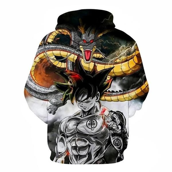 Dragon ball goku 3d hoodie and shirt 4