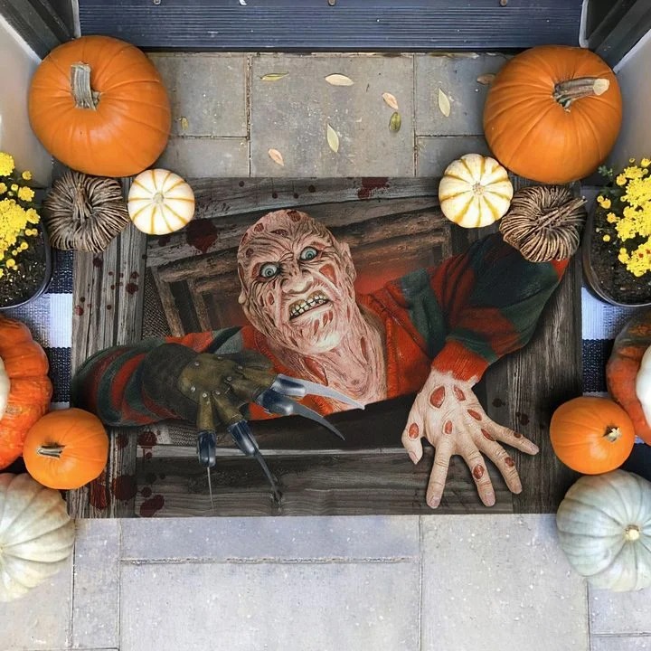 Freddy krueger halloween doormat 2