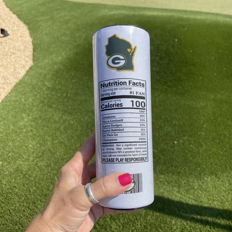 Green Bay Packers Champion Claw skinny tumbler 3