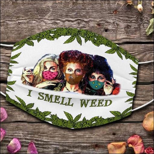 Hocus Pocus i smell weed face mask
