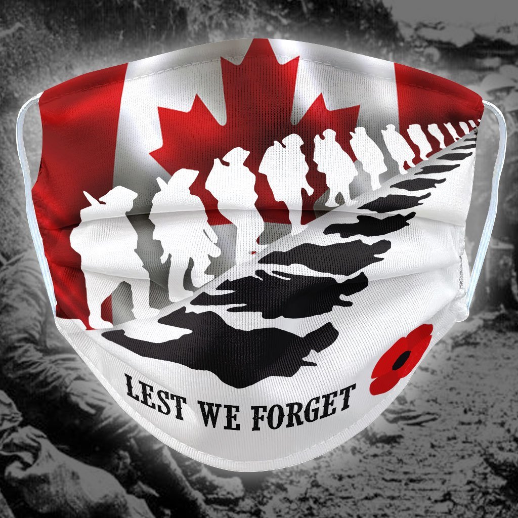 Lest we forget Canada face mask – TAGOTEE