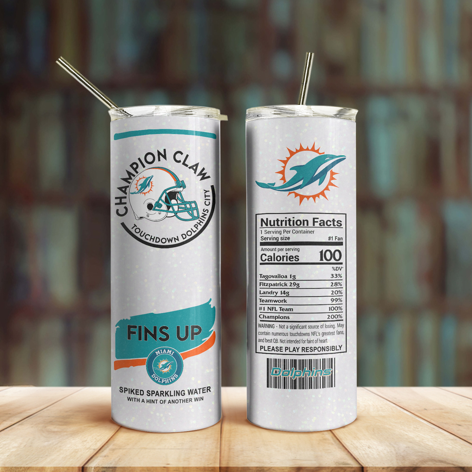 Miami dolphins champion claw skinny tumbler – Hothot-th 260920