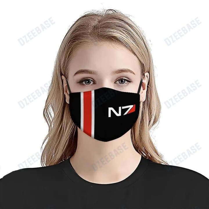 N7 mass effect face mask