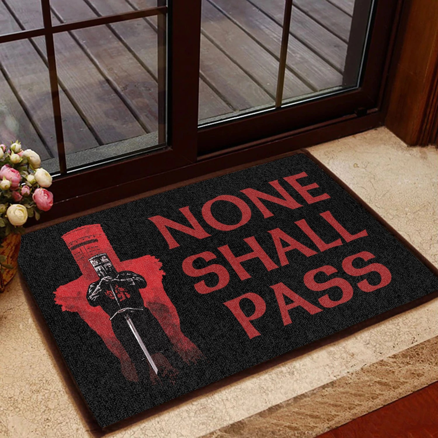 None shall pass doormat