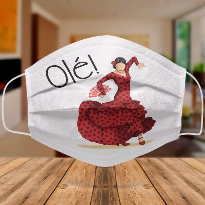 Olé Flamenco face mask