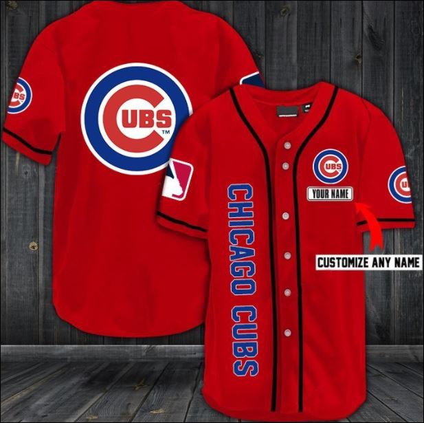 Personalized Chicago Cubs baseball shirt