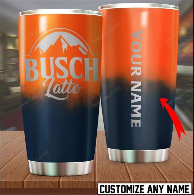 Personalized busch latte tumbler