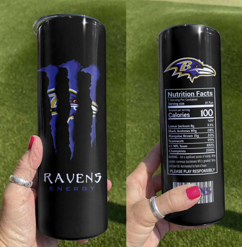 Ravens energy skinny tumbler – dnstyles