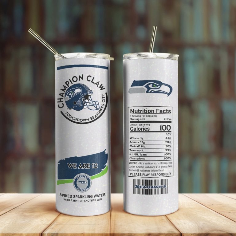 Seattle Seahawks touch down skinny tumbler 1