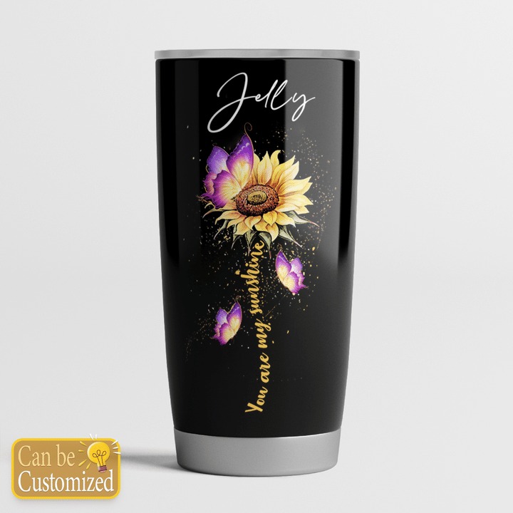 To my daughter you are my sunshine custom name tumbler2