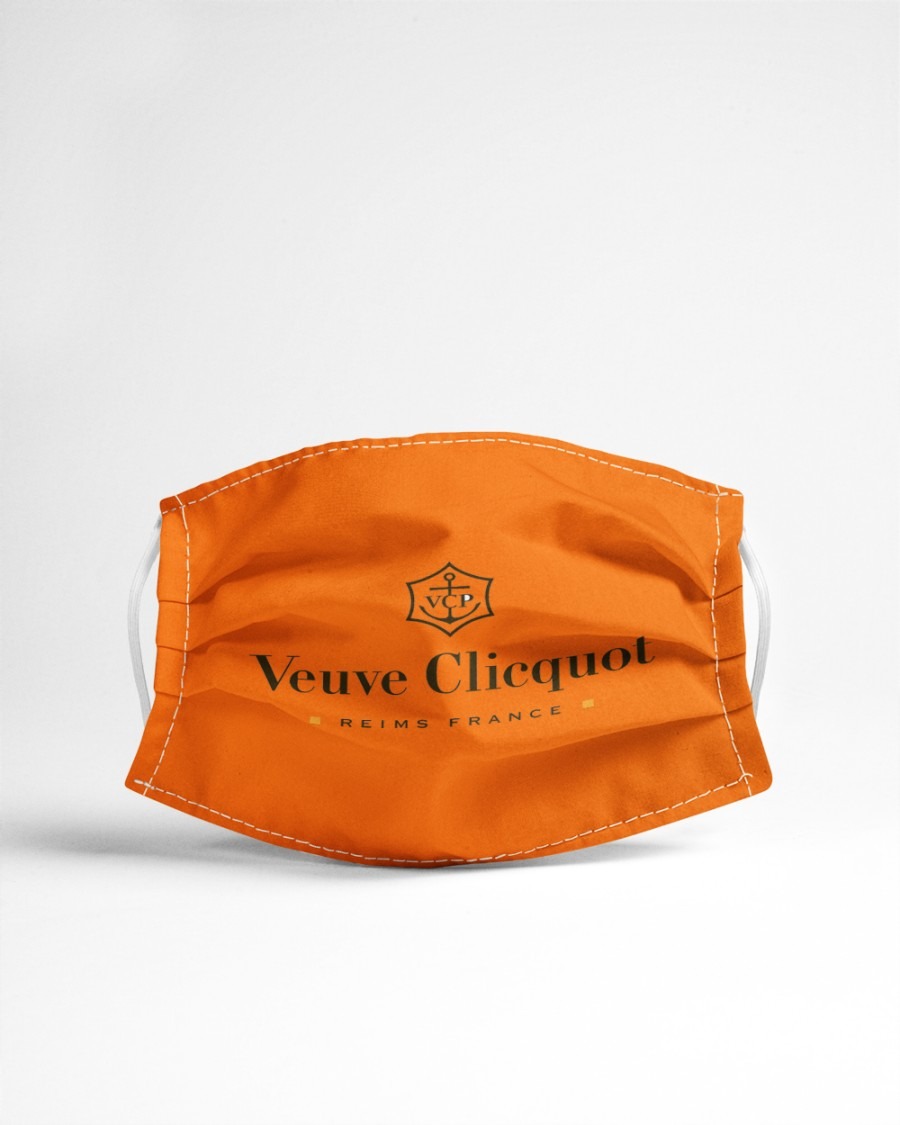Veuve Clicquot Reims France face mask