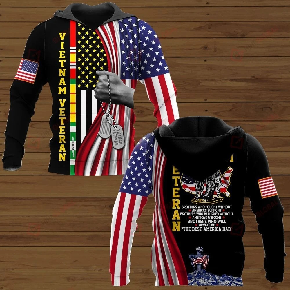 Vietnam veteran we were the best america all over printed shirt, hoodie 2