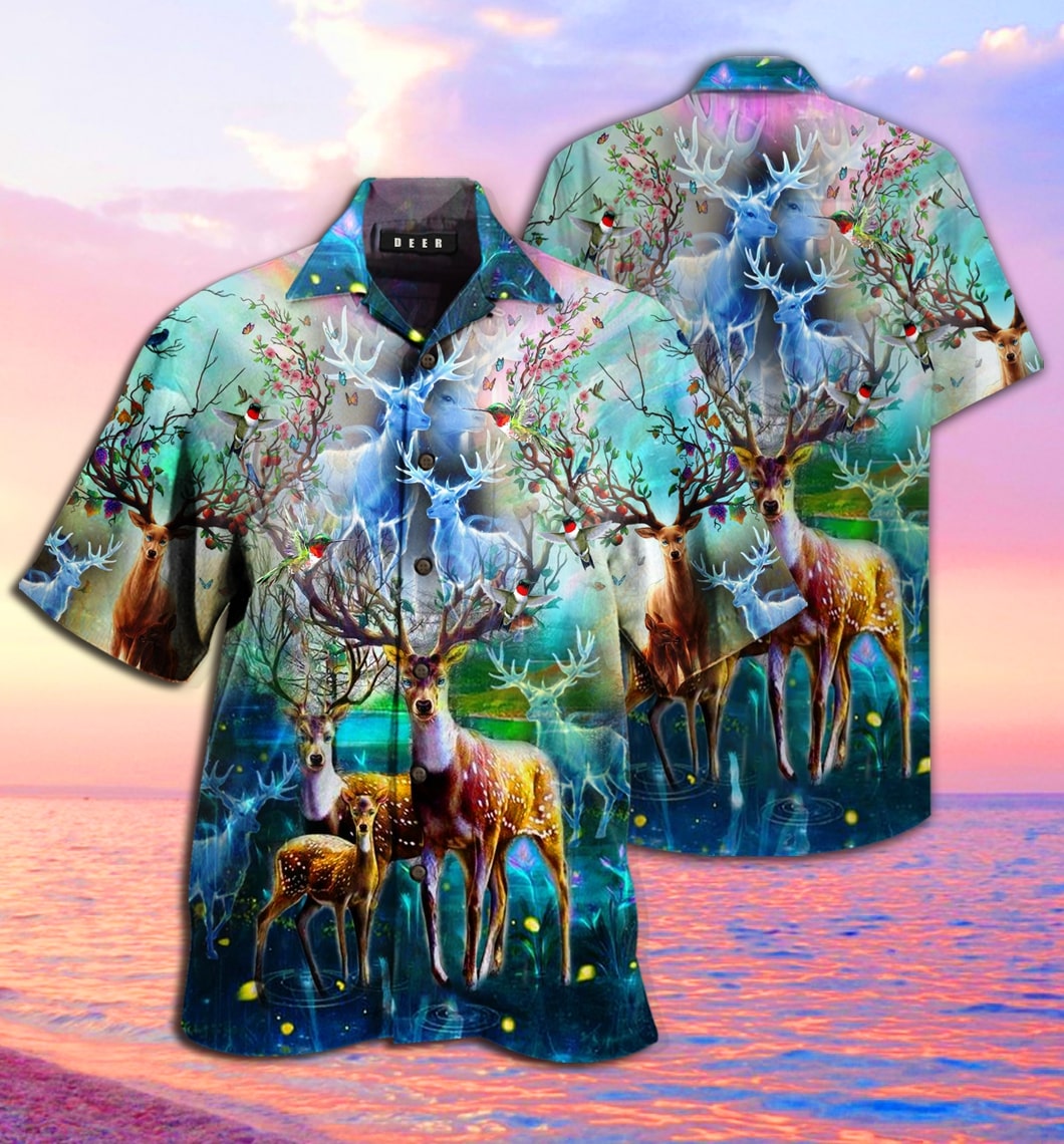 [special edition] amazing deer hawaiian shirt – Maria