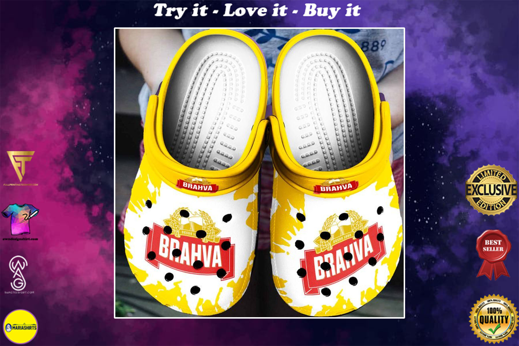 [special edition] brahma beer crocs shoes – maria