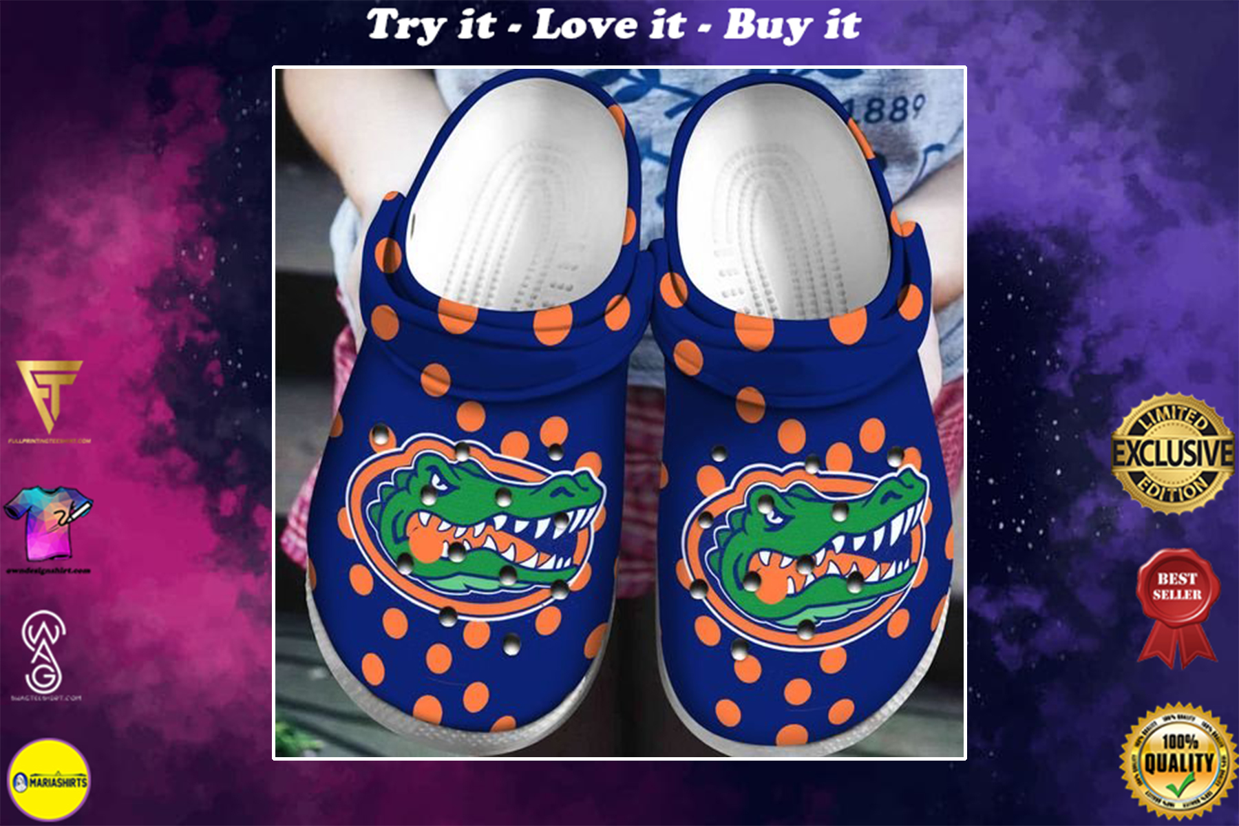 crocs american college football florida gators clog
