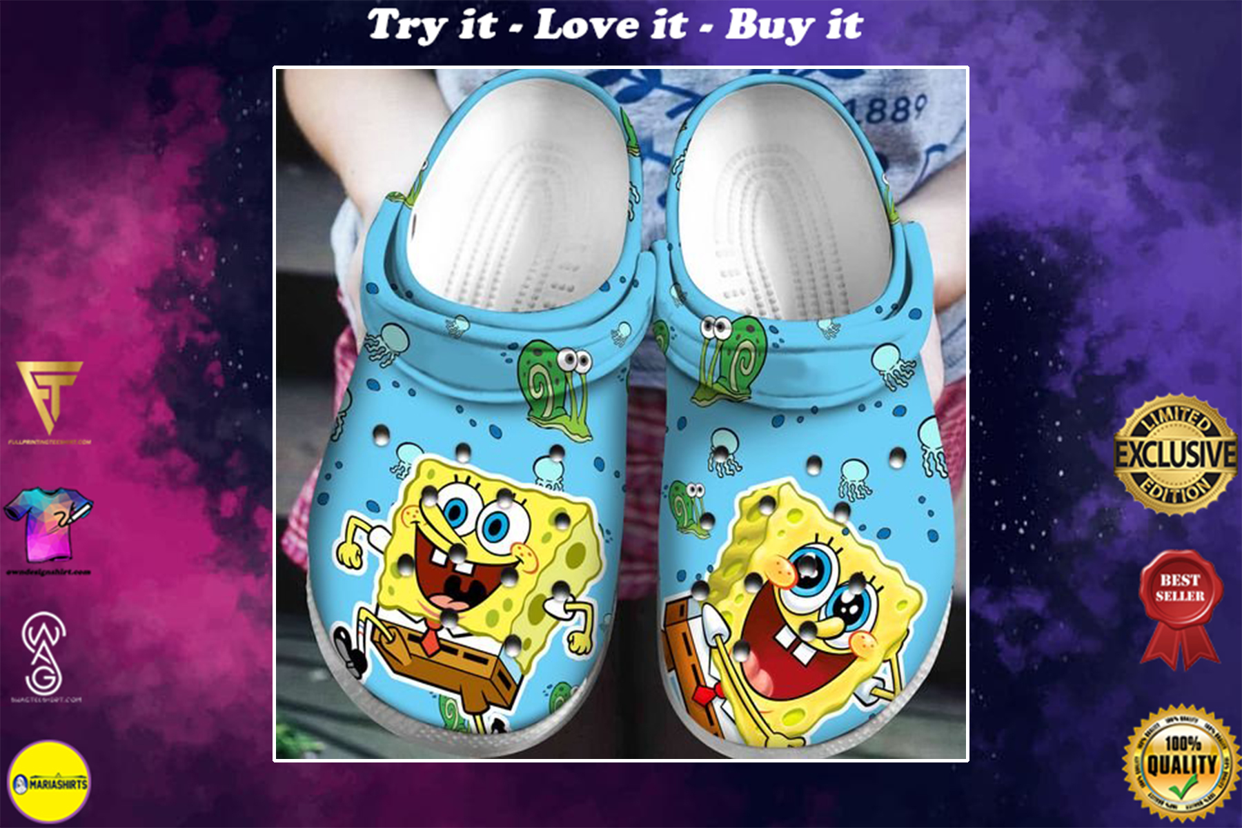 [special edition] crocs spongebob squarepants clog – maria