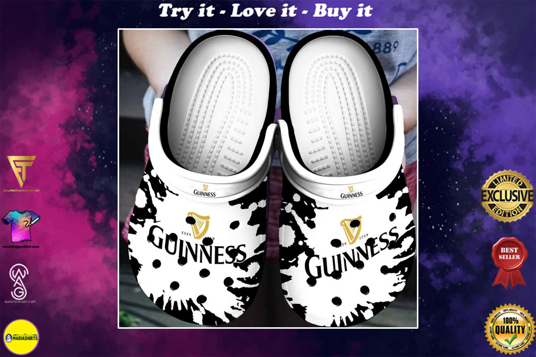 guinness beer crocs shoes