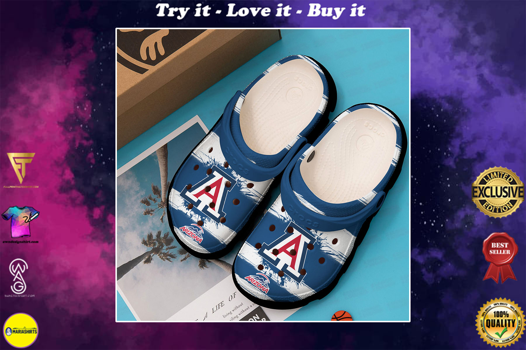the arizona wildcats football crocs shoes