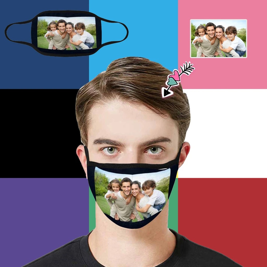 Custom photo family fabric mouth mask – Hothot-th 121020