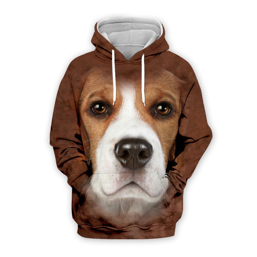 Beagle Dog 3D All Over Printed Hoodie – TAGOTEE