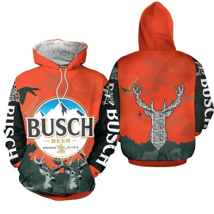 Busch beer deer 3d hoodie – Hothot 171020