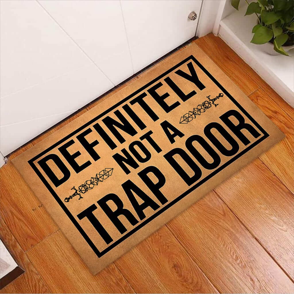 Definitely not a trap door doormat 3