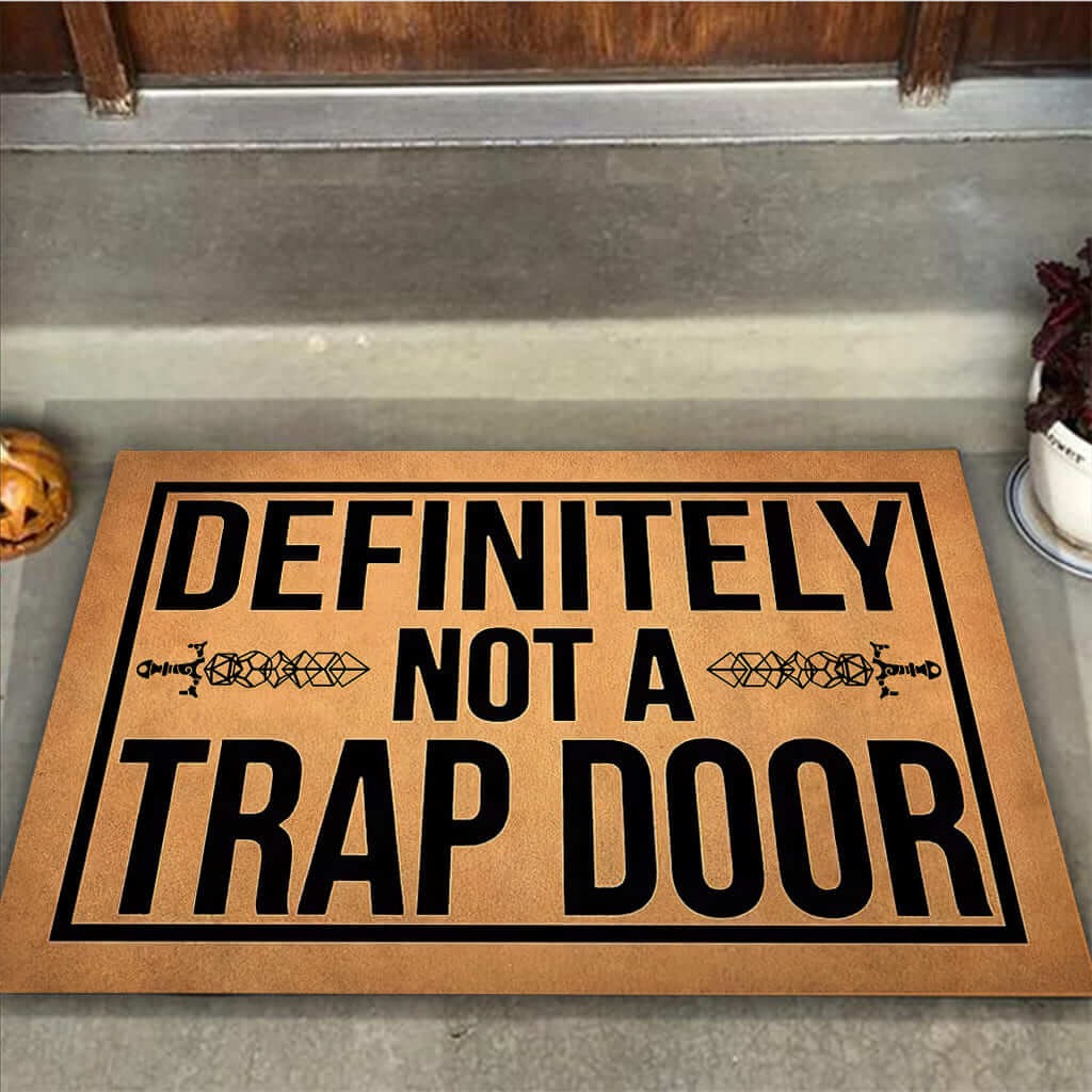 Definitely not a trap door doormat 4