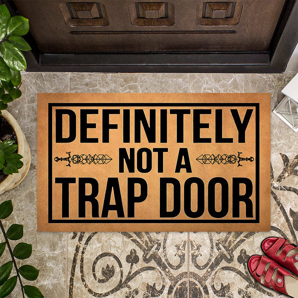 Definitely not a trap door doormat – TAGOTEE