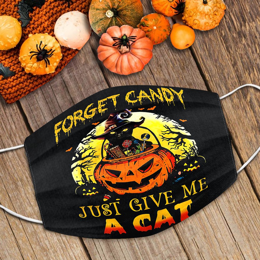 Forget candy just give me a cat Halloween face mask – TAGOTEE