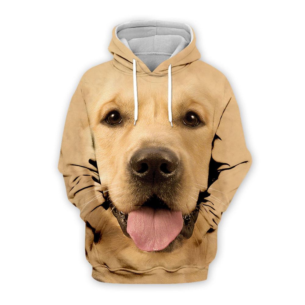 Golden Retriever Dog 3D All Over Printed Hoodie – TAGOTEE