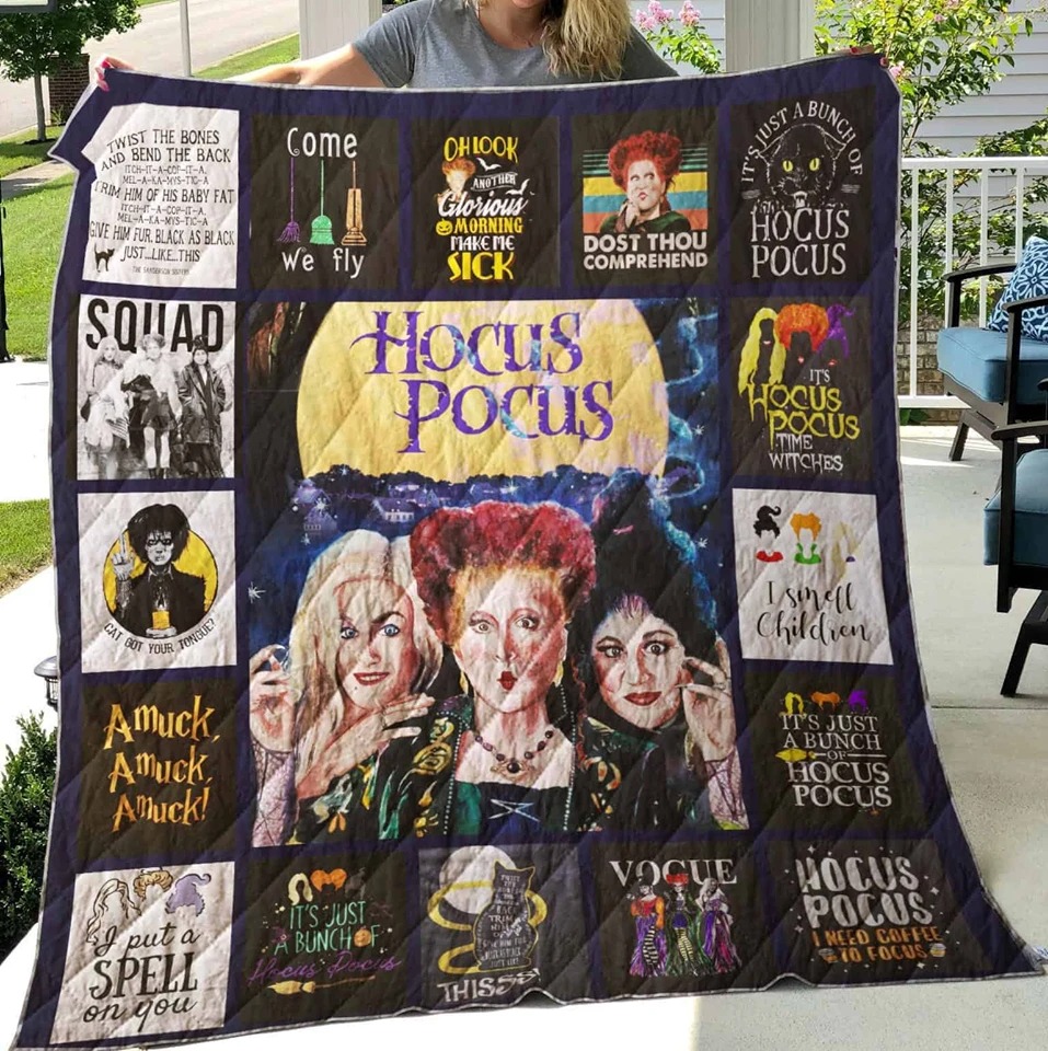 Hocus pocus quilt blanket