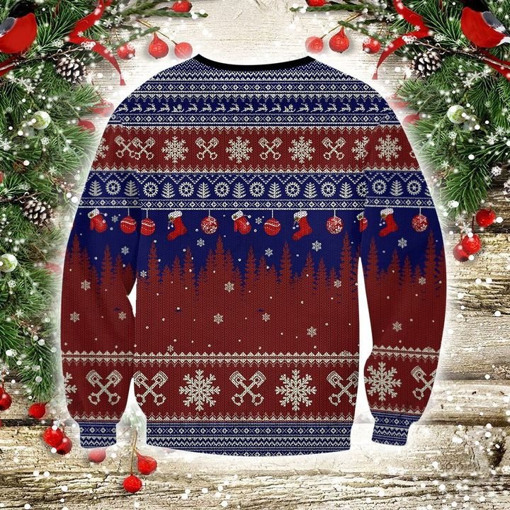 Hot rod 3d christmas sweater- pic 2
