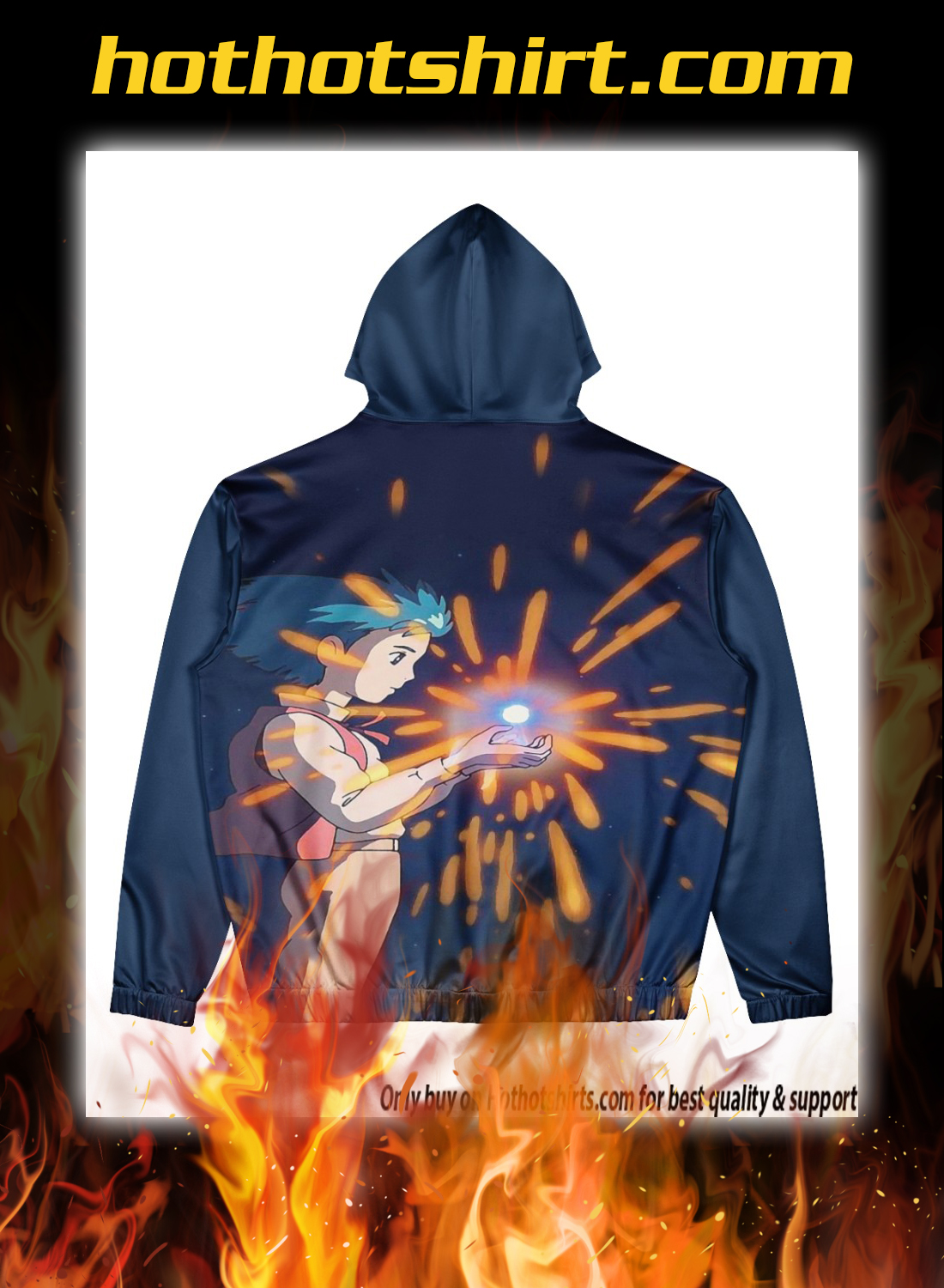 Howl's Moving Castle 3d all over print hoodie 2
