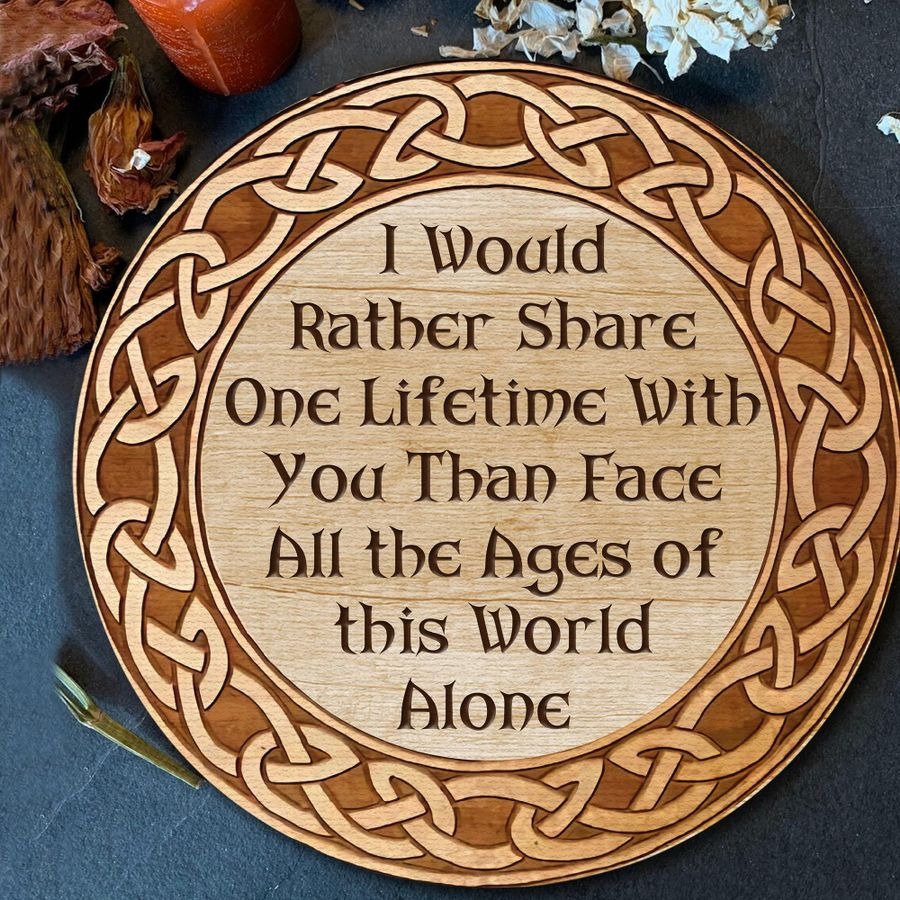 I would rather share one lifetime with you round carpet3