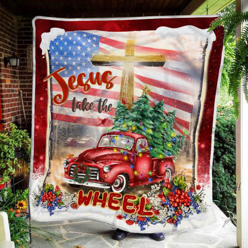 Jesus take the wheel blanket