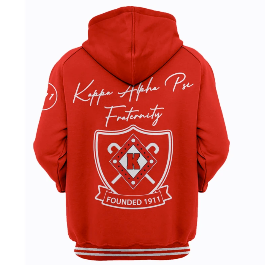 Kappa Alpha Psi founded 1911 all over printed 3D hoodie 1