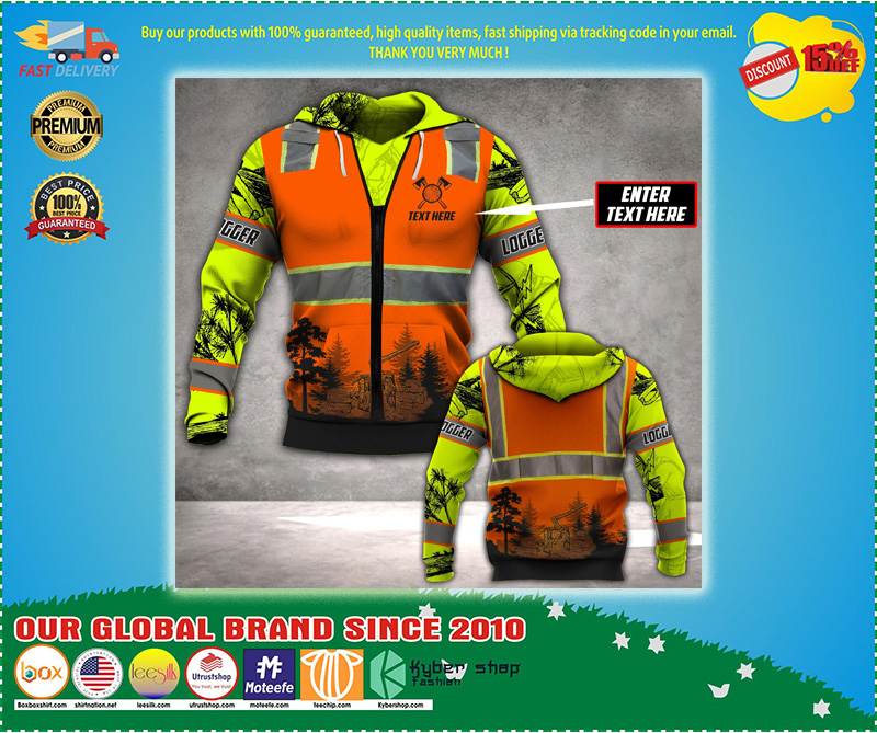 Logger safety 3d all over print hoodie – LIMITED EDITION