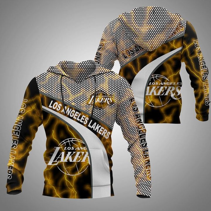 Los Angeles Lakers 3D all over printed hoodie