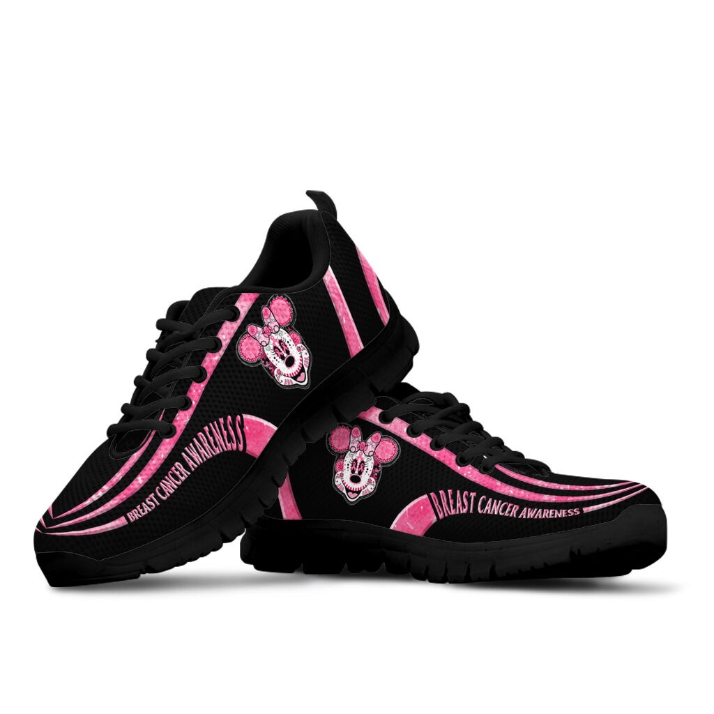 Minnie Mouse Breast cancer awareness Sneaker2