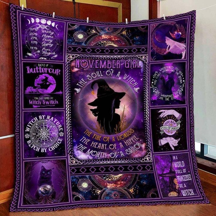 November girl the soul of witch the fire of lioness QUILT – LIMITED EDITION