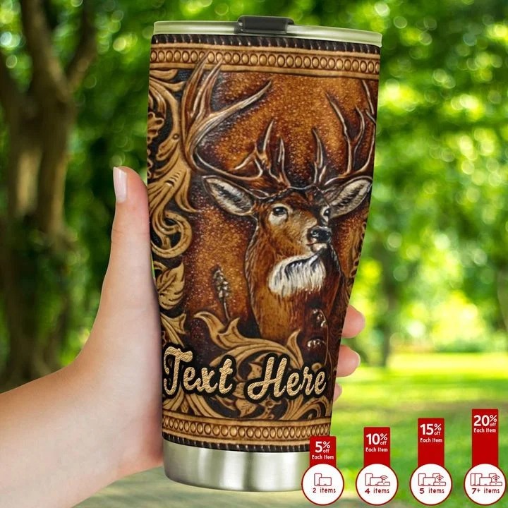 Personalized customize deer hunting tumbler – Teasearch3d 161020