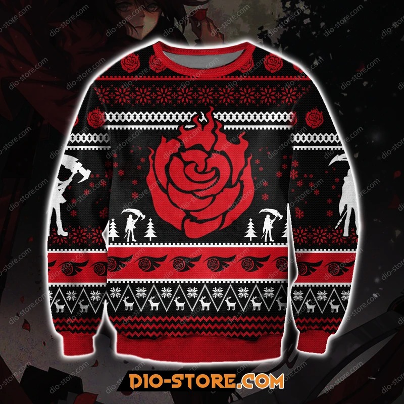 RWBY Ruby Rose ugly Christmas sweater