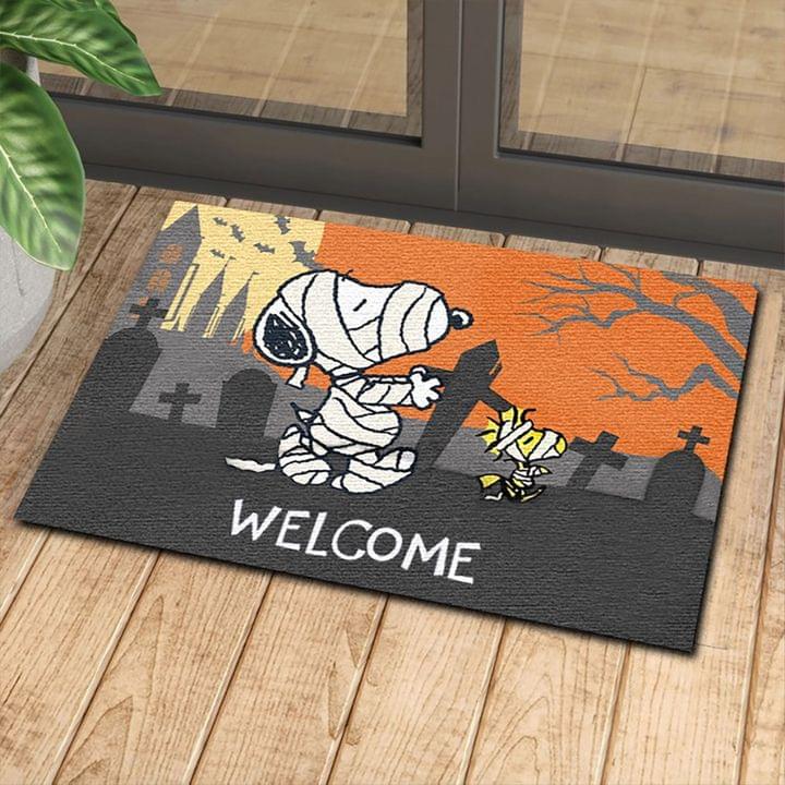 Snoopy and Woodstock Welcome doormat