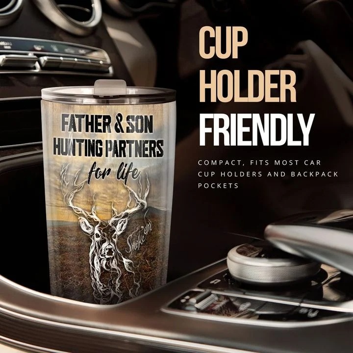 To my dad father and son hunting partners tumbler – LIMITED EDITION
