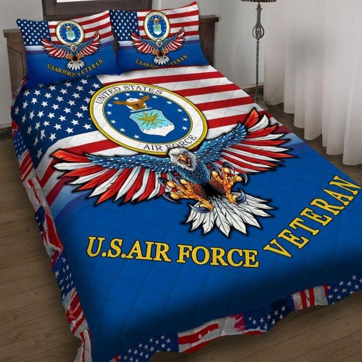USA air force veteran quilt